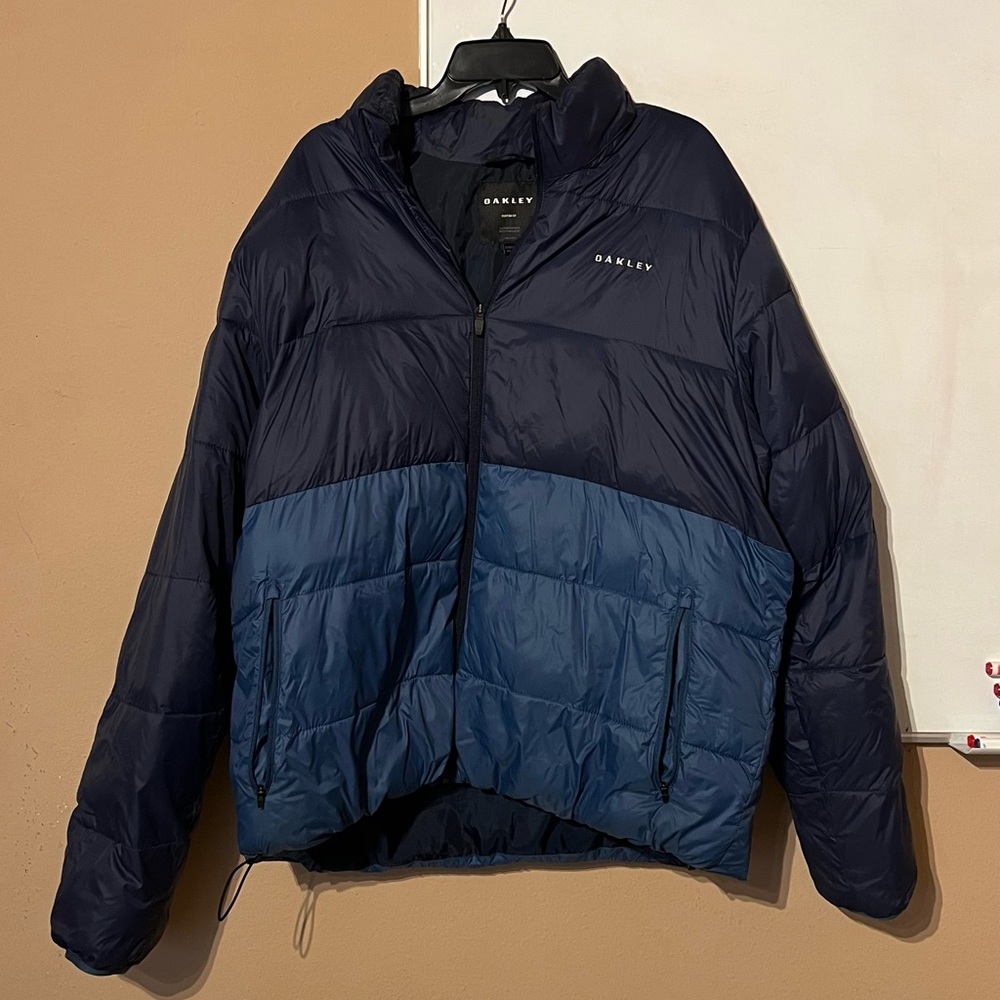 Oakley Dark Blue Puffer Jacket